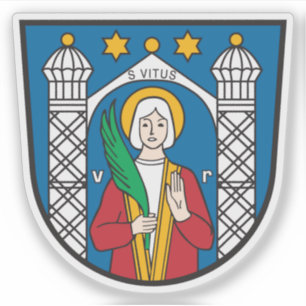 Wappen von St. Veit an der Glan, Österreich Aufkleber