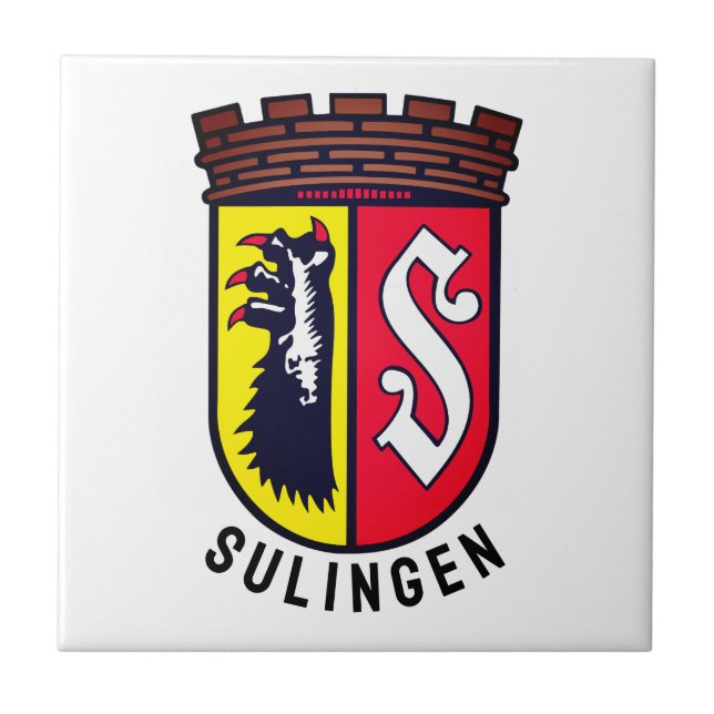 Wappen von Sulingen, Deutschland Fliese (Vorderseite)