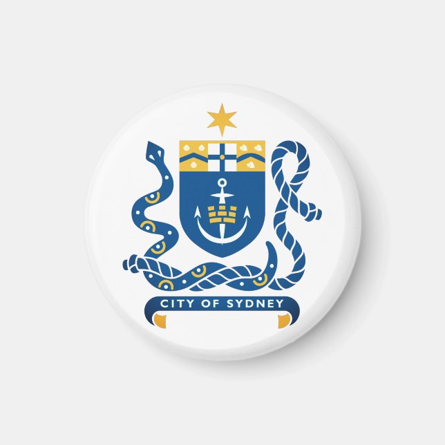 Wappen von Sydney, Australien Magnet (Vorne)