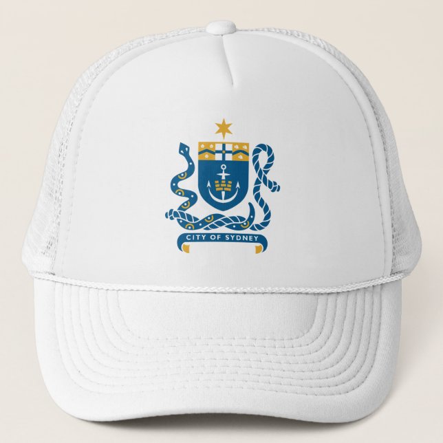 Wappen von Sydney, Australien Truckerkappe (Vorderseite)