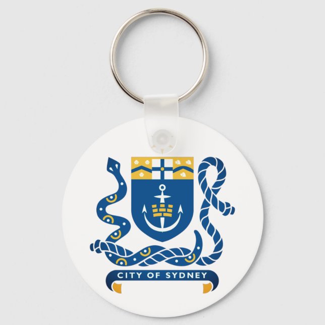 Wappen von Sydney, Schlüsselanhänger Australien (Vorderseite)