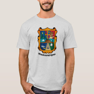 Wappen von Tamaulipas (Staat), T - Shirt Mexiko