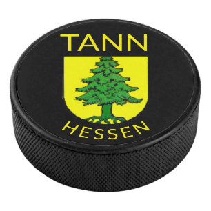 Wappen von Tann, Hessen (Deutschland) Eishockey Puck