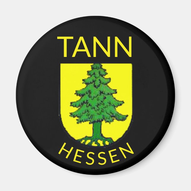 Wappen von Tann, Hessen (Deutschland) Magnet (Vorne)