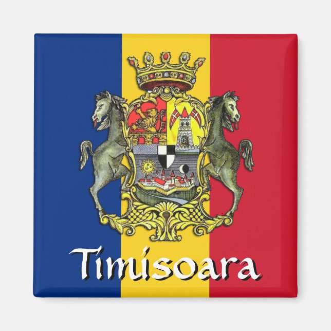 Wappen von Timișoara Magnet (Vorne)