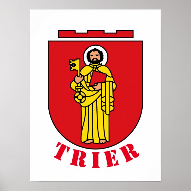Wappen von Trier, Deutschland Poster (Vorne)