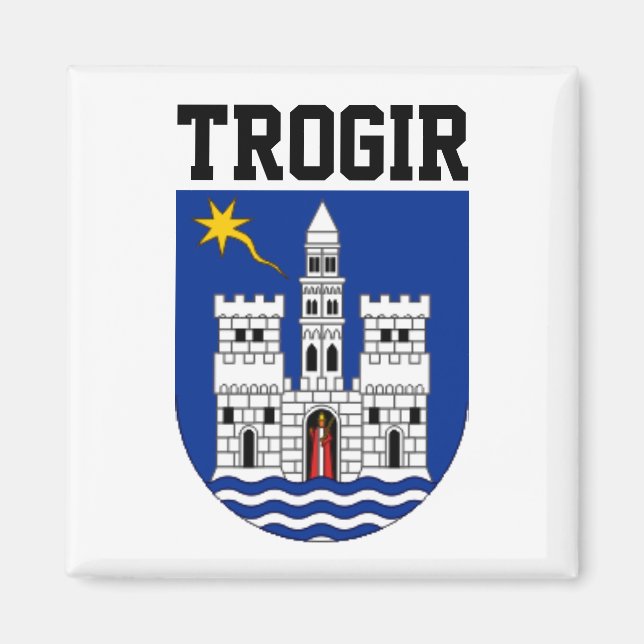 Wappen von Trogir, Kroatien Magnet (Vorne)