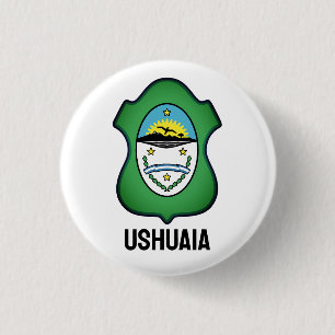 Wappen von Ushuaia - Argentinien Button