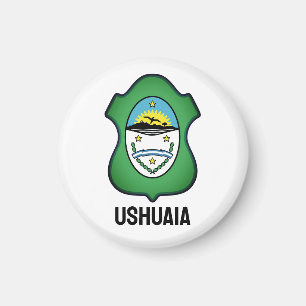 Wappen von Ushuaia - Argentinien Magnet