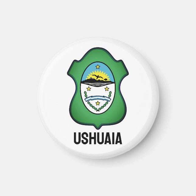 Wappen von Ushuaia - Argentinien Magnet (Vorne)