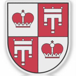 Wappen von Vaduz, Liechtenstein Aufkleber