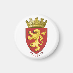 Wappen von Valletta, MALTA Magnet