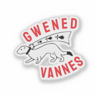 Wappen von Vannes/Gwened, Frankreich Aufkleber