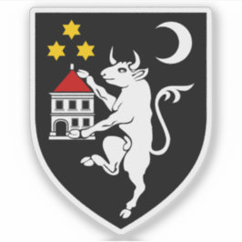 Wappen von Velika Gorica, Kroatien Aufkleber