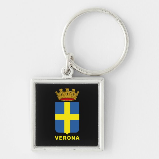 Wappen von Verona, Italien Schlüsselanhänger (Vorne)