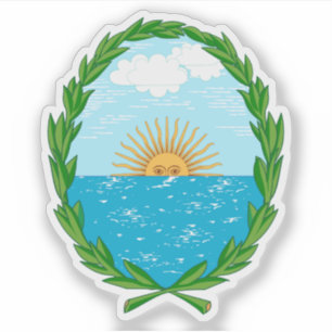 Wappen von Vicente López partido, Argentinien Aufkleber