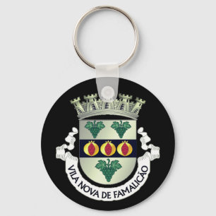 Wappen von Vila Nova de Famalicão, PORTUGAL K Schlüsselanhänger