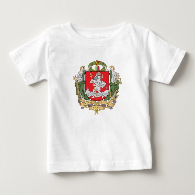 Wappen von Vilnius, Litauen Baby-T - Shirt (Vorderseite)