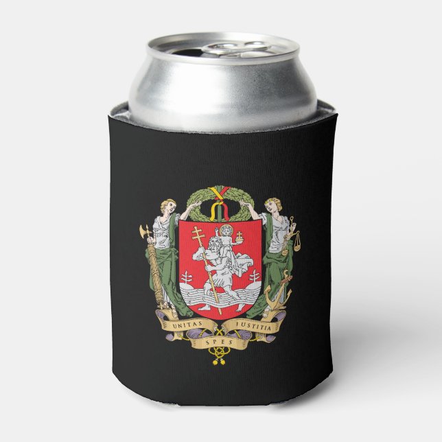 Wappen von Vilnius, Litauen kann kühlen Dosenkühler (Kanne Vorderseite)