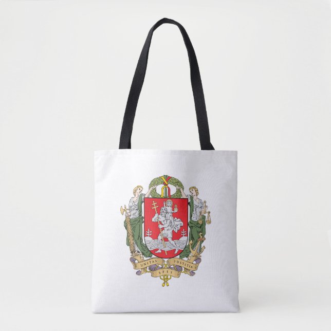 Wappen von Vilnius, Litauen Tote Beutel Tasche (Vorderseite)