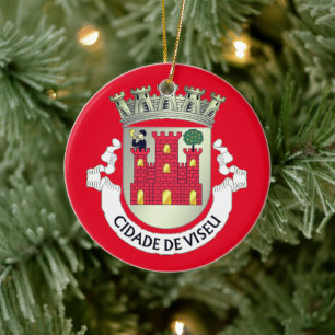Wappen von Viseu, PORTUGAL Keramik Ornament