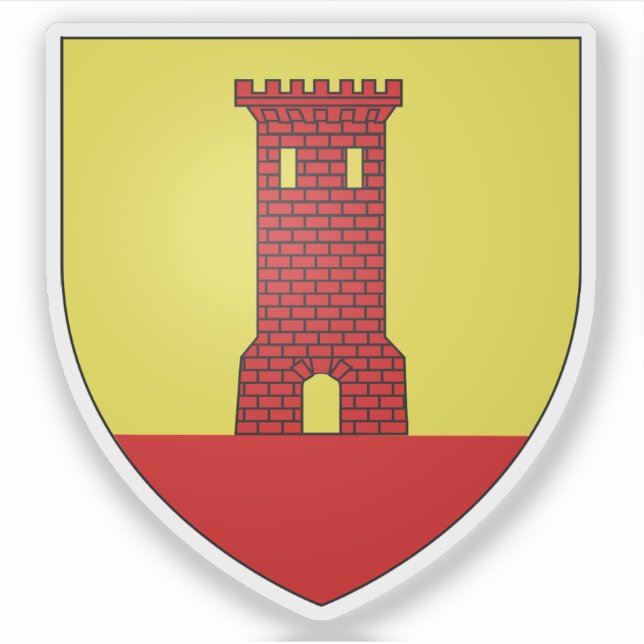 Wappen von Vitrolles, Bouches-du-Rhône Aufkleber (Vorderseite)