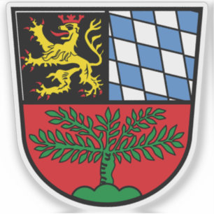 Wappen von Weiden in der Oberpfalz, Deutschland Aufkleber
