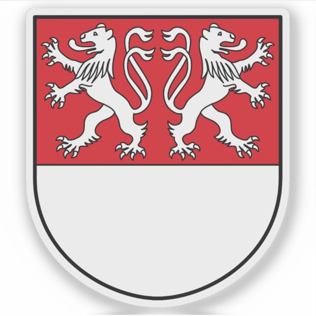 Wappen von Witten, Deutschland Aufkleber (Vorderseite)
