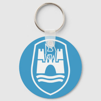 Wappen von Wolfsburg (weiß) Schlüsselanhänger