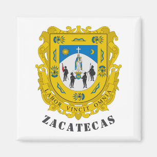 Wappen von Zacatecas, Mexiko Magnet