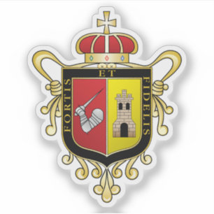 Wappen von Zamora de Hidalgo, Michoacán, Mexiko Aufkleber