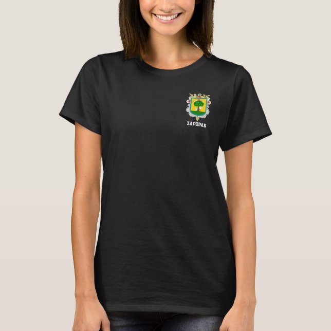 Wappen von Zapopan - Mexiko T-Shirt (Vorderseite)