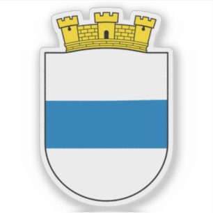 Wappen von Zug, Schweiz Aufkleber