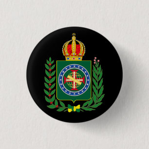 Wappen - Zweites Reich Brasiliens Button