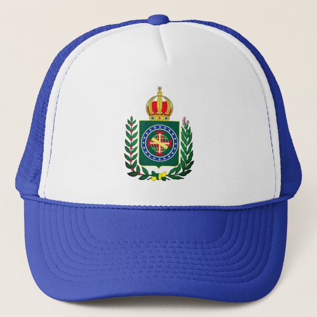 Wappen - Zweites Reich Brasiliens Truckerkappe (Vorderseite)
