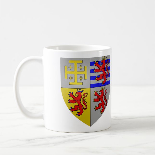 Wappen Zypern Kaffeetasse - Größe 11oz (Links)