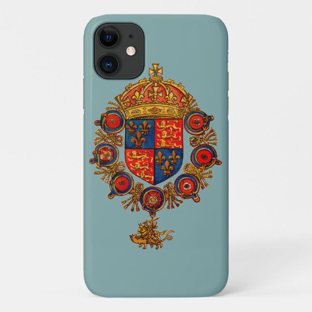 Wappenkunde mit Krone Case-Mate iPhone Hülle (Rückseite)