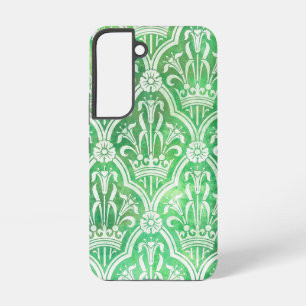 Wappenkunde mit Krone und Blumen Samsung Galaxy Hülle