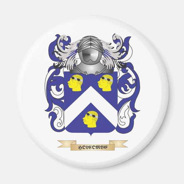 Wappenschild (Familienwappen) Magnet (Vorne)