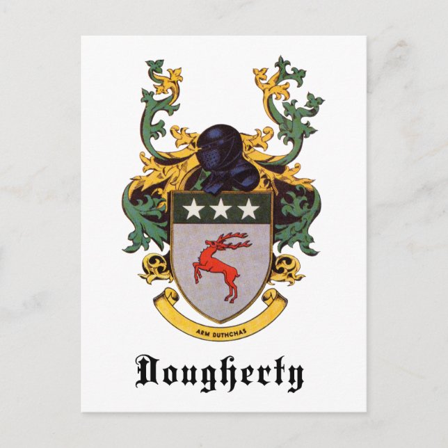 Wappenschild Postkarte (Vorderseite)