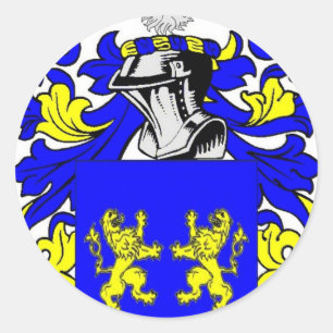 Wappenschild Runder Aufkleber