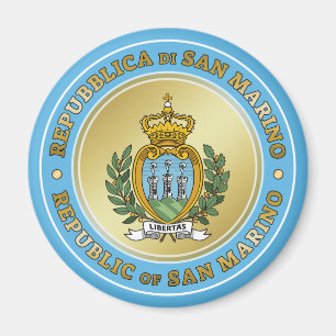 Wappenschild von San Marino Magnet