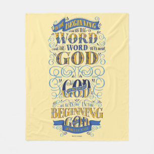 War am Anfang das Wort Fleecedecke