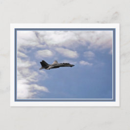 War Bird Jet Postkarte