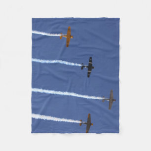 War Flugzeug Fleece Blanket