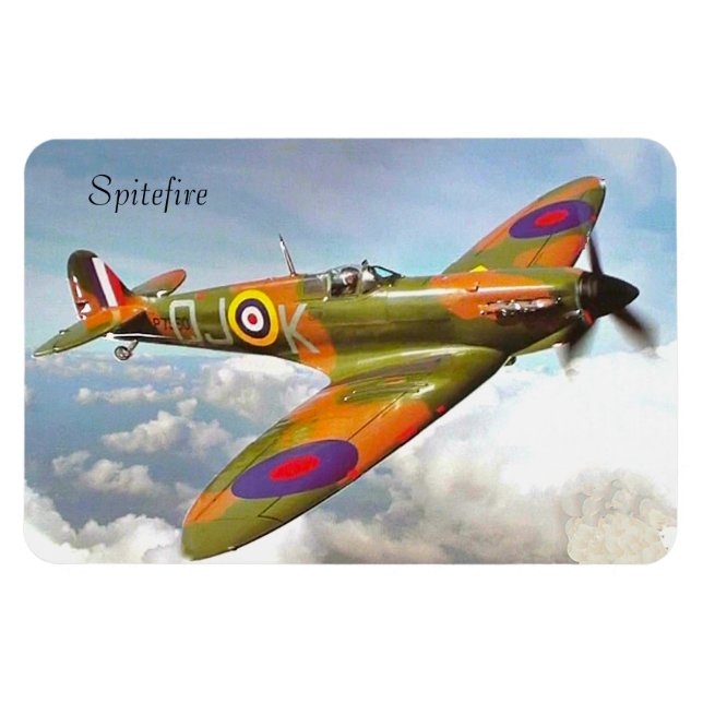 War Flugzeug Premium Flexi Magnet (Horizontal)