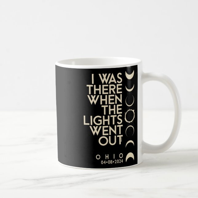 War in Ohio Total Solar Eclipse 2024 Kaffeetasse (Rechts)