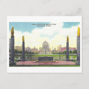 War Memorial Plaza, Indianapolis, Indiana Postkarte