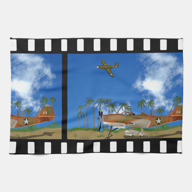 War Movie Disc Handtuch (Horizontal)