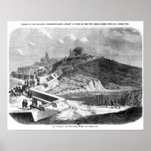 War of Duchies, Danish fortifications Poster